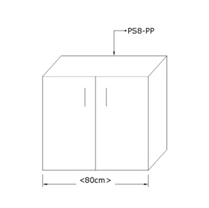 Virtuvės spintelė po kriaukle