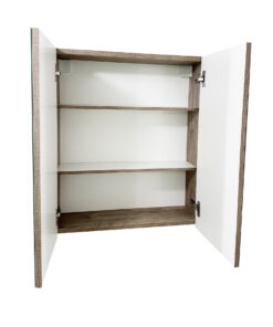 Pakabinama vonios spintelė su veidrodžiu